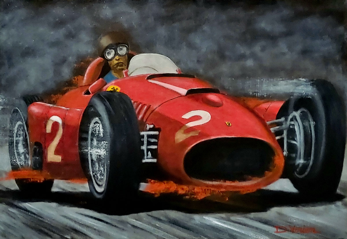 Juan Manuel Fangio Ferrari D50 -55x38