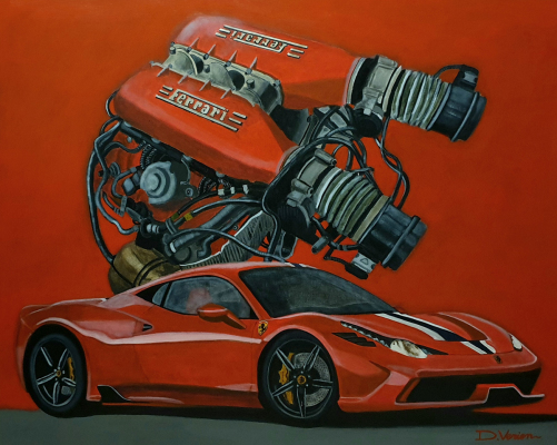 Ferrari 458 Italia moteur 458 V8 4.5l