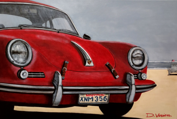 Porsche 356 California Beach -73x50