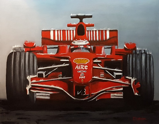 Schumacher Ferrari F1, 92×73
