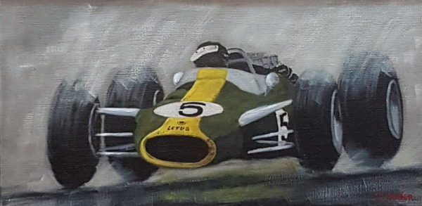 Jim Clark Lotus 1967, 60×30