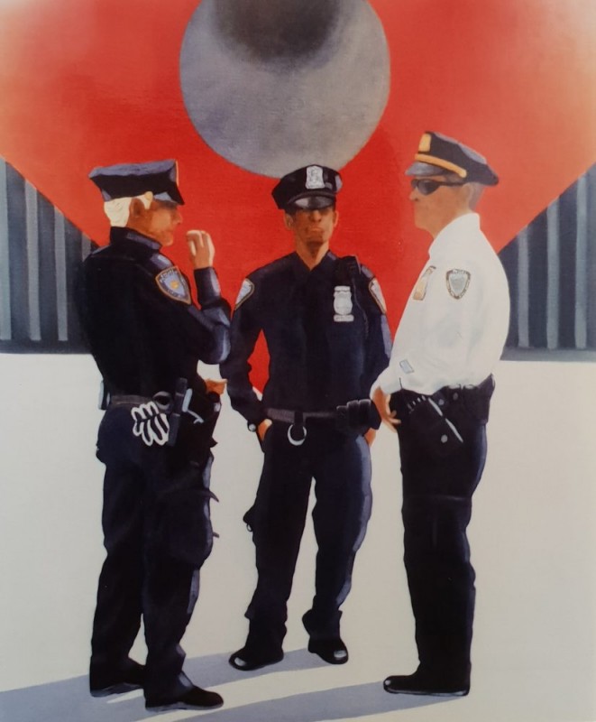 Cops Manathan New York 73x54