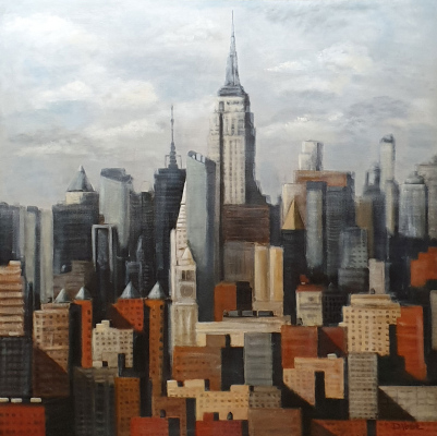 Empire State Building 2 New York 100x100