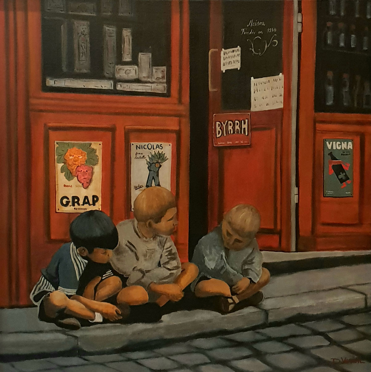 Gamins de Paris 1957 -80x80