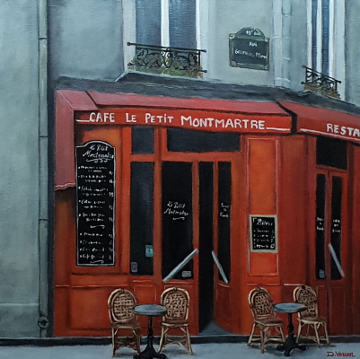 Le petit Montmartre -60x60